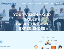 Tablet Screenshot of ikgenesys.com
